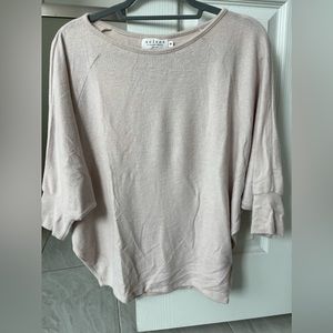 Dusty rose sweater from Velvet. Size M.